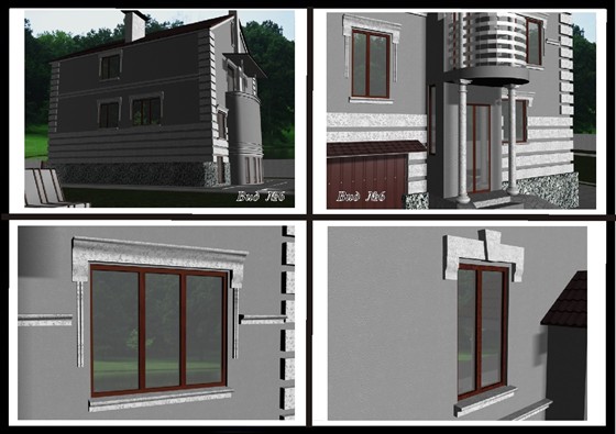 Фасад коттеджа: Дизайн фасада коттеджа