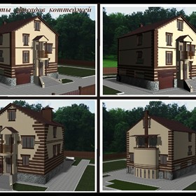 Фасад коттеджа: Дизайн фасада коттеджа