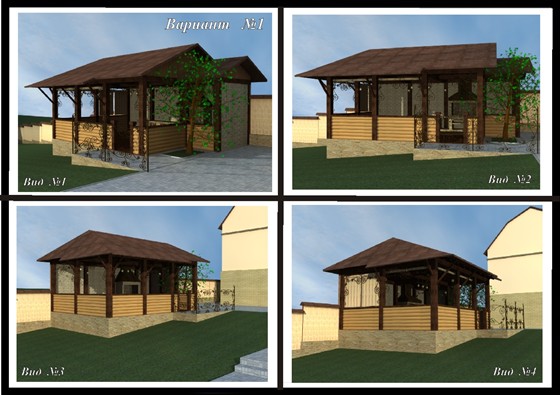 Беседка: Проект беседки